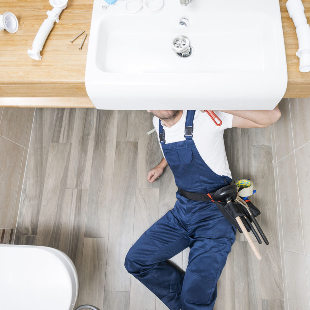 lavabo scarico bloccato - rubinetti-da-bagno-guasto-idraulico - riparazioni domestiche - servizio di idraulica